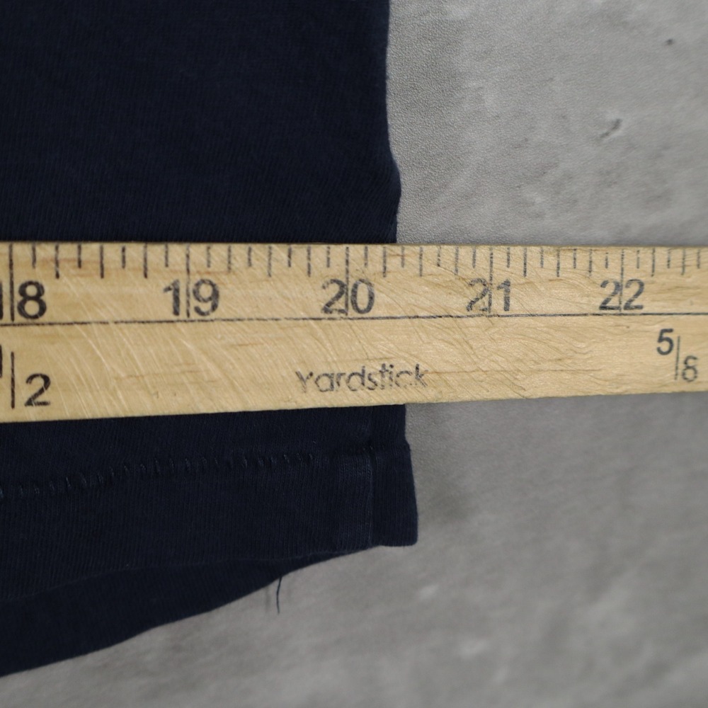 Aeropostale Aero Graphic Tee Large Navy Blue Short Sleeve Applique Casual - Picture 5 of 6
